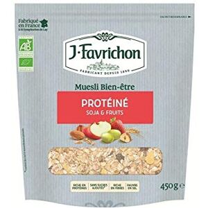 J.Favrichon FAVRICHON Muesli protéiné soja & fruits 450G Bio - - Publicité