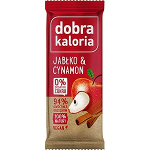 Dobra Kaloria Barre de fruits pomme et cannelle 35 g - Publicité