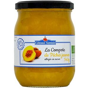 Epicerie Côteaux Nantais Compote De Pêches Jaunes Allégée 540G Unité - Publicité