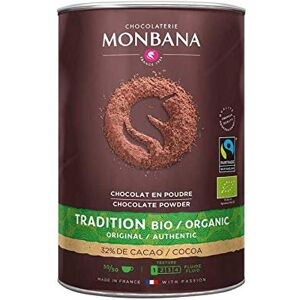 Monbana Poudre de chocolat issu du commerce équitable 32 % Max Havelaar 1 kg - Publicité