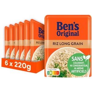 BEN'S ORIGINAL Riz Long Grain 2 Min (6 x 220 g) - Publicité