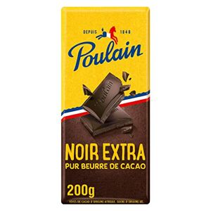 Poulain Tablette de Chocolat Noir Extra 200 g - Publicité