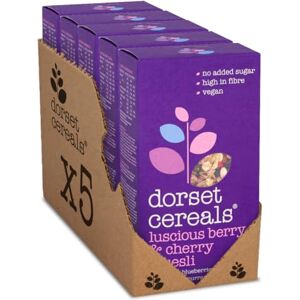 Dorset Cereals Muesli aux baies et aux cerises   céréales de petit-déjeuner saines   Végétalien   Haute fibre   5 paquets de 600 g - Publicité