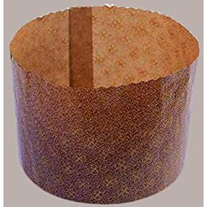 Lucgel Srl 10 pièces Formes à pâtisserie 450 gr Moule PANETTONE ALTO (134mmH95mm) Papier cuisson préformé Pâtisserie - Publicité