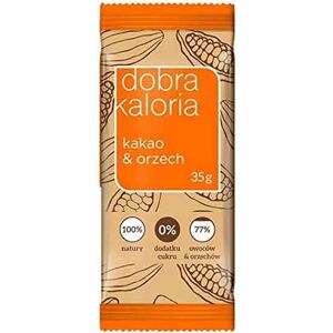 Dobra Kaloria Barre de fruits cacao et noix 35 g - Publicité