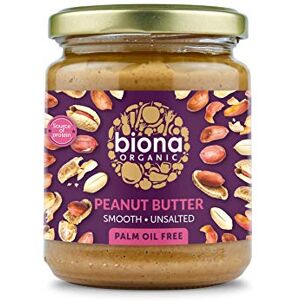 Biona Lot de 6 Beurre d'arachide bio sans gluten  250 g - Publicité