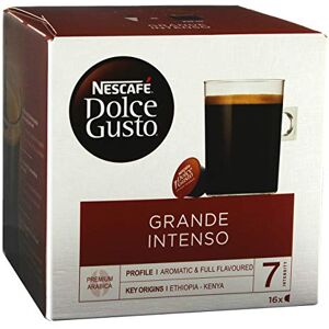 NESCAFÉ DOLCE GUSTO Nescafé Dolce Gusto Grande Intenso Café 96 Capsules (Pack de 6 boîtes x 16) - Publicité