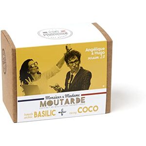 QUAI SUD Mr and Mme Moutardes Angélique en Hugo Tomates Séchées Basilic en Curry Coco, 360 g - Publicité