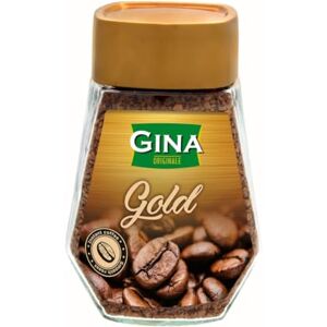 Gina Gold Oploskoffie 200 gram - Publicité