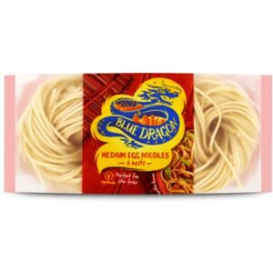 Blue Dragon Medium Egg Noodles 6 Nests 300G - Publicité