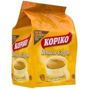 Xihaha Kopiko Brown Coffee Mix Malaisie Café instantané 275 g (10 sachets) Halal - Publicité