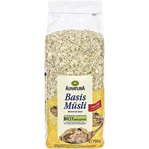 ALNATURA Muesli De Base 750G Ingrédients Naturels et Savoureux Riche en Fibres et Nutriments Certifié Biologique Idéal pour un Petit Déjeuner Sain et Reconstituant Pack Économique de 750.0 g. Le Lot De 4 - Publicité