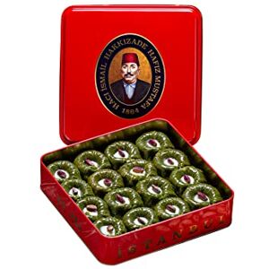 HAFIZ MUSTAFA 1864 ISTANBUL Baklava Pastry Box Baked Baklava Dessert Snacks Made from Fresh Phyllo Dough Sheets, Pistachio, Hazelnut, Walnut Turkish Sweets Tray Gift Ideas for Birthday, Christmas - Publicité