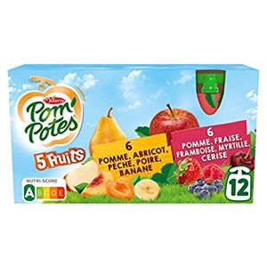 Materne Pom Potes Multivarietés, 20 x 90g : : Epicerie