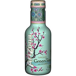 Arizona Original Green Tea with Honey 500ml (Case of 12) - Publicité