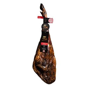 7 BELLOTAS Jambon 50% Ibérique   Fabriqué à partir de Porcs Ibériques Nourris aux glands et Processus de Curation Naturelle   Jamon Iberico Bellota Espagnol   48 Mois (Avec os + 8 Kg.) - Publicité