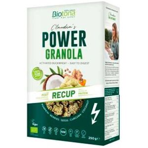 Power granola muesli de récupération 250 g (Amande Coco Mûre Curcuma) - Publicité