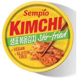 Sempio Kimchi en conserve  (Stir-Fried, 160g) Chou chinois Napa coréen authentique en conserve. Végétalien, Non-GMO - Publicité