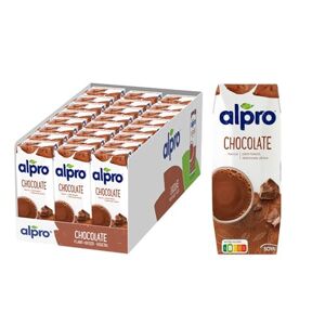 Alpro Set de 3 Boissons Soja Chocolat 250 ml Pack de 8 - Publicité