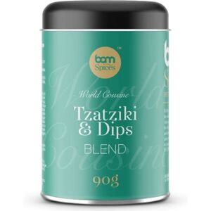 BAM Tzatziki et trempettes, mélange d'épices pour tzatziki grec et trempettes, mélange d'assaisonnements, 90 g - Publicité