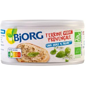 BJORG Terrine Provençale Bio Recette Veggie Terrine Végétarienne Sans Huile de Palme 6 Boîtes de 125 g - Publicité