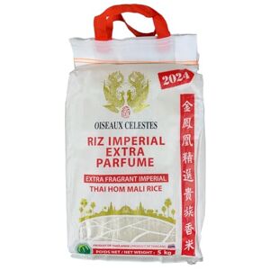 Bo Time Riz Thai Impérial 2024 Extra Parfumé Qualité Premium 5kg/sac Expédition depuis France par la Sté  Un sachet de chips à la crevette 200g offert par commande (20, Kilogrammes) - Publicité