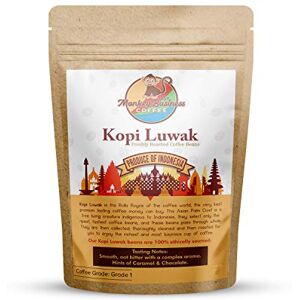 Monkey business coffee Grains De Café Moulus Sauvages Kopi Luwak 5 Kilogrammes (Autres Poids Et Types De Haricots Disponibles) De Source Durable (D'indonésie) - Publicité