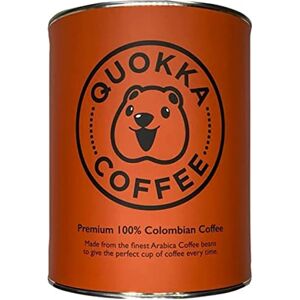 Quokka Coffee Lot de 2 boîtes de café instantanées de torréfaction moyenne 100 % colombienne de qualité supérieure. Granulés de café lyophilisés éthiques et lyophilisés lisses à boire avec du sirop - Publicité