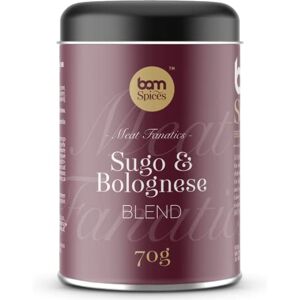 BAM Sugo and Bolognese, Mélange d'épices pour pâtes italiennes Bolognaise et sauce tomate, Mélange d'assaisonnements, 70 g - Publicité