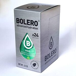 Bolero MINT 24x3g   Jus en poudre sans sucre, sucré avec de la stévia + vitamine C   Convient pour les enfants et les diabétiques   Sans gluten et adapté aux végétaliens   Le goût - Publicité