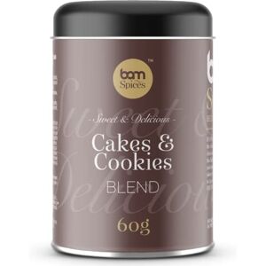 BAM Cakes and Cookies, Mélange d'épices pour desserts, Mélange d'assaisonnements, 60 g - Publicité