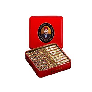 HAFIZ MUSTAFA 1864 ISTANBUL , Turkish Delight, Ottoman Kadaifi, Dessert Snacks, Pistachio, Pomegranate, Milk Turkish Sweets Tray Gift Ideas for Birthday, Christmas - Publicité