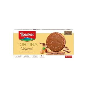 Tortina Originale 126G de LOACKER : le délicieux gâteau moelleux italien en format individuel pour vos pauses sucrées Le Lot De 3 - Publicité