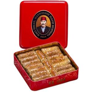 HAFIZ MUSTAFA 1864 ISTANBUL Baklava Pastry Box Baked Baklava Dessert Snacks Made from Fresh Phyllo Dough Sheets, Pistachio, Hazelnut, Walnut Turkish Sweets Tray Gift Ideas for Birthday, Christmas - Publicité