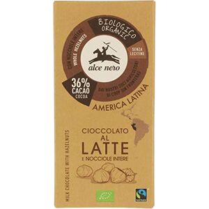 Ahead Chocolat au lait et noisettes 100 g - Alce Nero - Publicité