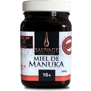 Dr.Theiss Dr Theiss Miel de Manuka Bio 16+ Qualité Supérieure Certifié Bio Ecocert, 500 g - Publicité