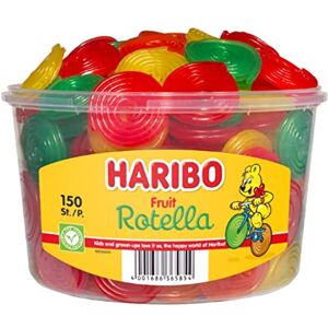 HARIBO Bonbons    Rotella Aux Fruits    Bonbon   Bonbon  En Gros   150 Pack   1050 Gramme Total - Publicité