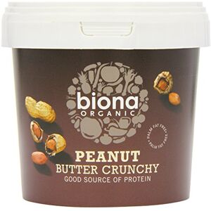 Biona Beurre de Cacahuètes Bio Croquant 1 kg Lot de 2 - Publicité