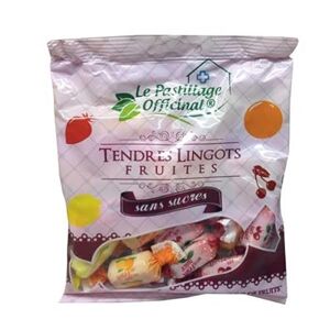 Estipharm Le Pastillage Officinal Tendres Lingots Fruités 100 g - Publicité