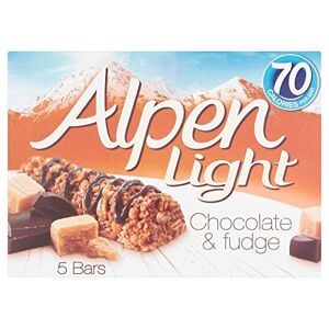 Alpen Lot de 5 barres lumineuses Choc & Fudge 19 g - Publicité