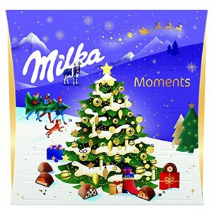 Milka – Calendrier de l'Avent Moments – Assortiment de 24 Surprises Chocolatées pour Noël – 1 x 214 g - Publicité