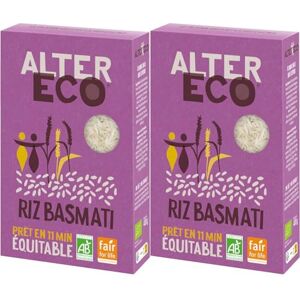 ALTER ECO Riz Basmati Bio Riz Équitable Prêt en 11 Minutes 400 g (Lot de 2) - Publicité