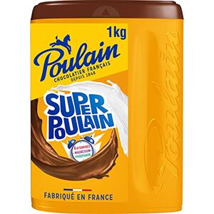 Poulain Chocolat en Poudre Super Boite 1 kg Pack de 10 - Publicité