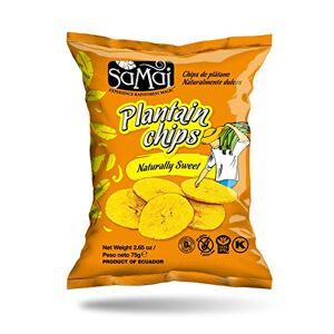 Samai Plantain Chips, Naturally Sweet, 2.65 Ounce (Pack of 15) by Samai - Publicité