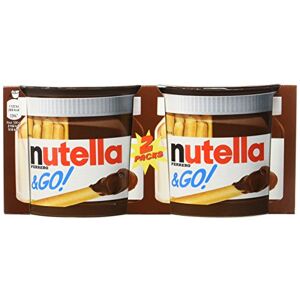 Nutella Ferrero Lot de 32 petits pots à tartiner, au chocolat, en verre, 25  g, fait de crème de nougat aux noisettes : : Epicerie