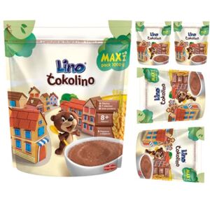 Pufai Lino Cokolino Lot de 5 sachets de bouillie pour bébé Muesli Cornflakes 1000 g - Publicité