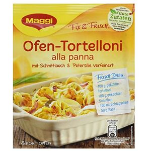 Maggi Idée pour une porte sous mon Tortellini (Idee für Ofen-Tortelloni alla Panna)   Poids Total 36 grams - Publicité