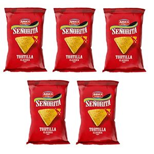 Italian Gourmet E.R. Amica Chips Señorita Tortilla Classica Lot de 5 collations de maïs salées 200 g - Publicité