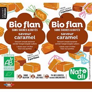 Nat-Ali Bio-Flan Caramel 8 g - Publicité
