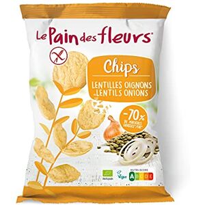 Le Pain des Fleurs Chips Lentilles Oignons -70% de matières grasses bio et vegan - Publicité